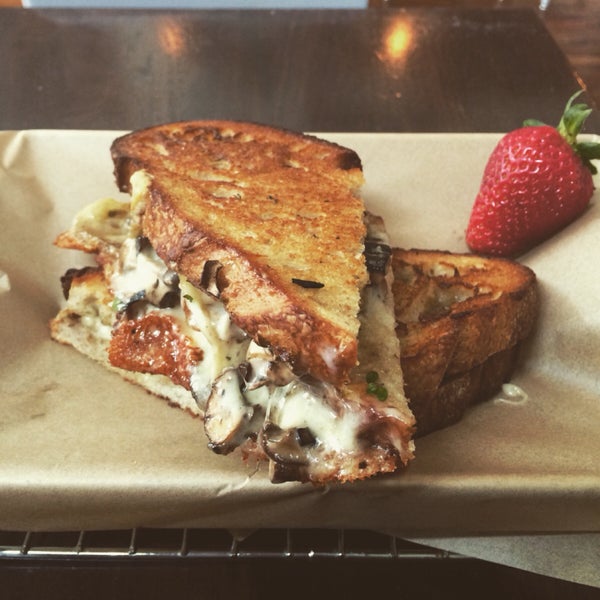 The mushroom gruyère grilled cheese was amazing.