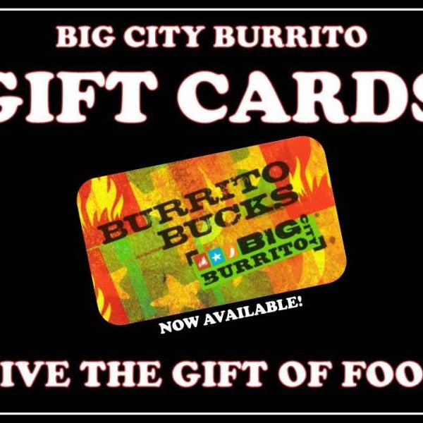 Gift Cards - Give the gift of food!