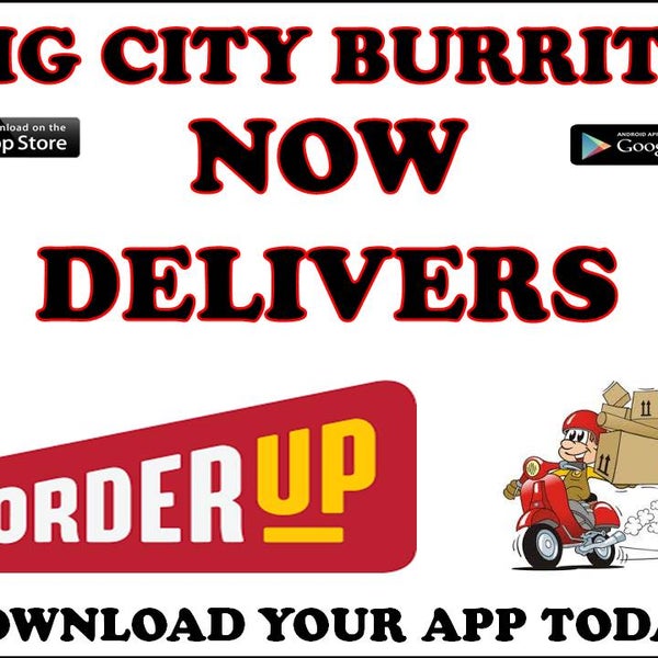 Big City Burrito Now Delivers