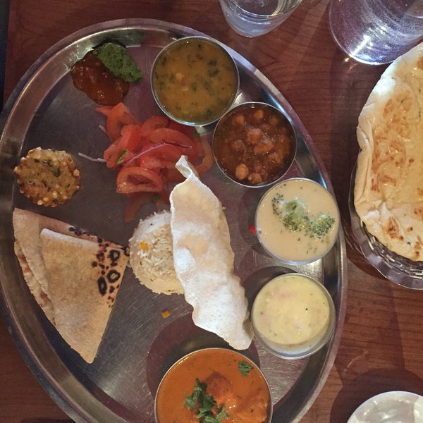 Thali is good option, butter chicken only 4 pieces!