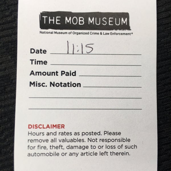 Photo taken at The Mob Museum by Harvey C. on 11/8/2020
