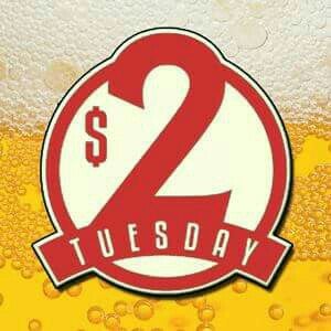 $2 Tuesdays and Thursdays! What fun. Wood-Fired Pizza Oven coming soon....yummy