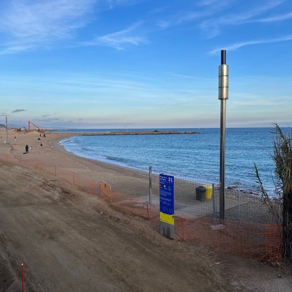 Photo taken at Mar Bella Beach by gigabass on 12/6/2023