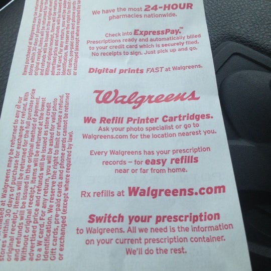 Can Walgreens Look Up Receipts