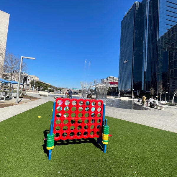 Photo taken at Klyde Warren Park by Ted R. on 2/25/2024