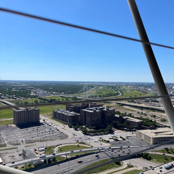 Photo taken at Reunion Tower by Ted R. on 4/30/2023