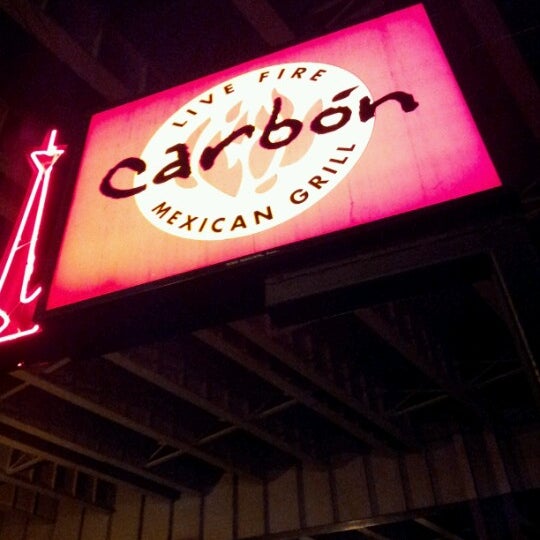 Photo taken at Carbon Live Fire Mexican Grill by Becky H. on 10/20/2012