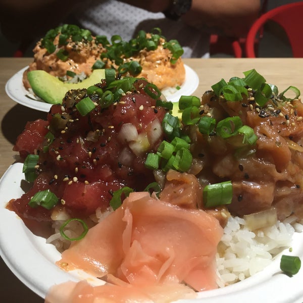 Photo taken at Hawaiian Poke Bowl by sophinie s. on 3/18/2016
