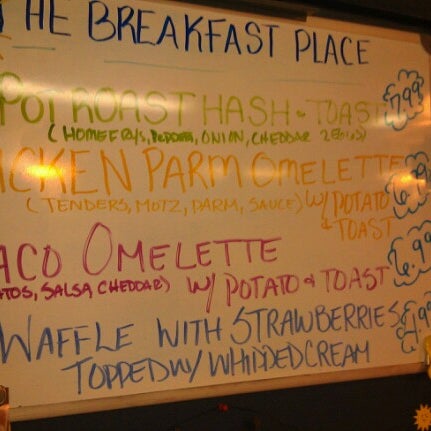 Снимок сделан в The Original Breakfast Place пользователем Kaycee W. 1/12/2013