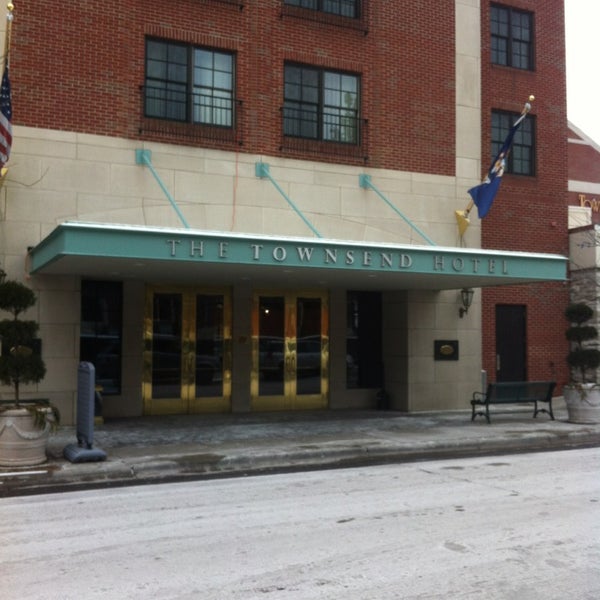 Photo taken at The Townsend Hotel by Peter C. on 1/27/2013