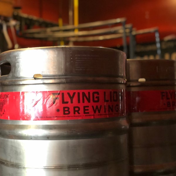 Photo taken at Flying Lion Brewing by Oh Beautiful Beer on 7/22/2019