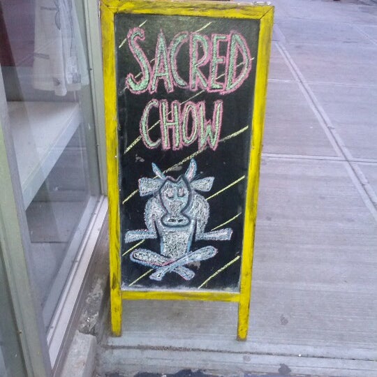 Photo taken at Sacred Chow by Rachael Q. on 3/30/2013