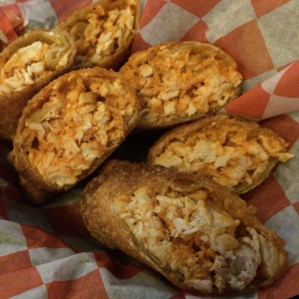 BUFFALO CHICKEN EGG ROLLS. THIS IS NOT A DRILL.