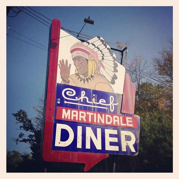 Photo taken at Martindale Chief Diner by David B. on 10/14/2012