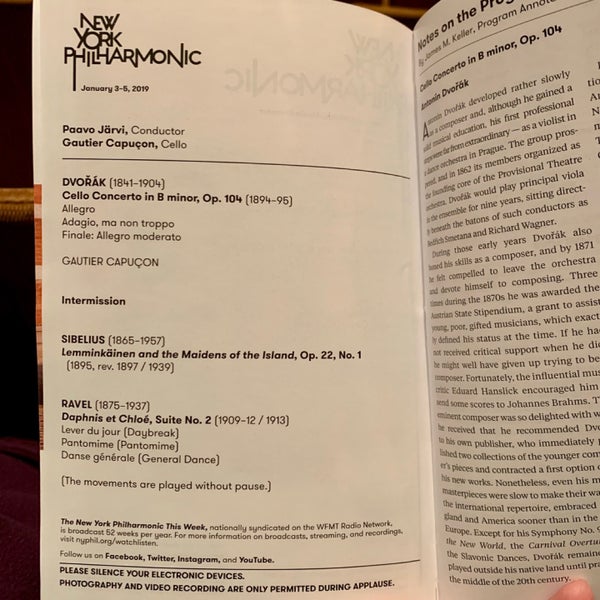 รูปภาพถ่ายที่ New York Philharmonic โดย Vicki B. เมื่อ 1/4/2019
