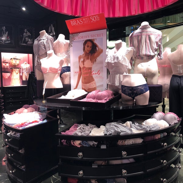 Pink lingerie store store