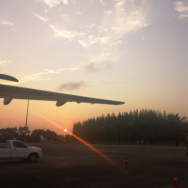 Photo taken at Chumphon Airport (CJM) by Teay-トゥーイ Z. on 3/18/2019