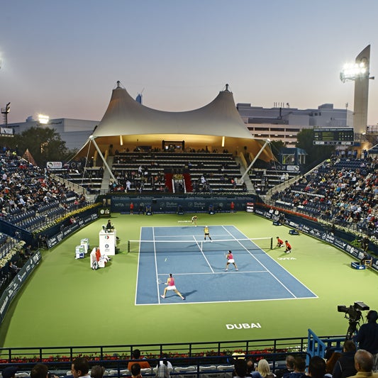 Anyone for tennis? The Dubai Duty Free Tennis Championships runs from 15-28 February. Ace!