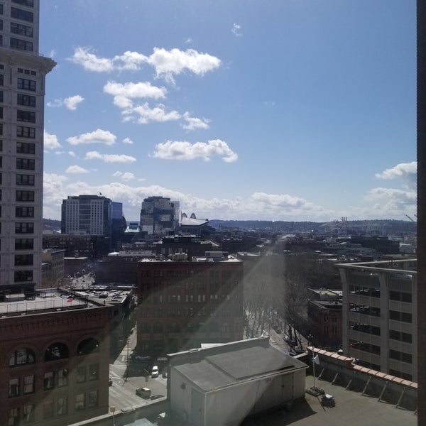 Photo taken at Courtyard by Marriott Seattle Downtown/Pioneer Square by Amanda B. on 4/2/2018