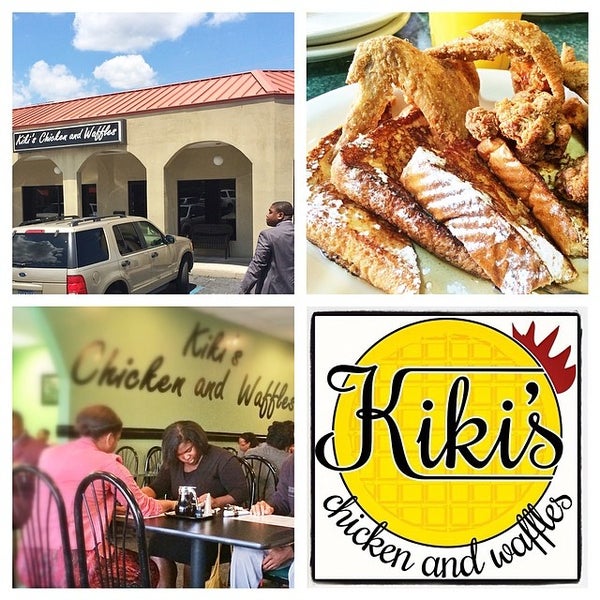 Foto tirada no(a) Kiki&#39;s Chicken And Waffles por Andrea S. em 6/1/2014