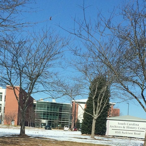 SC Department of Archives and History Columbia, SC