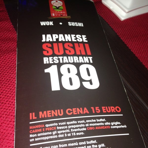 Photo taken at Sushi 189 by Valentina M. on 9/3/2013