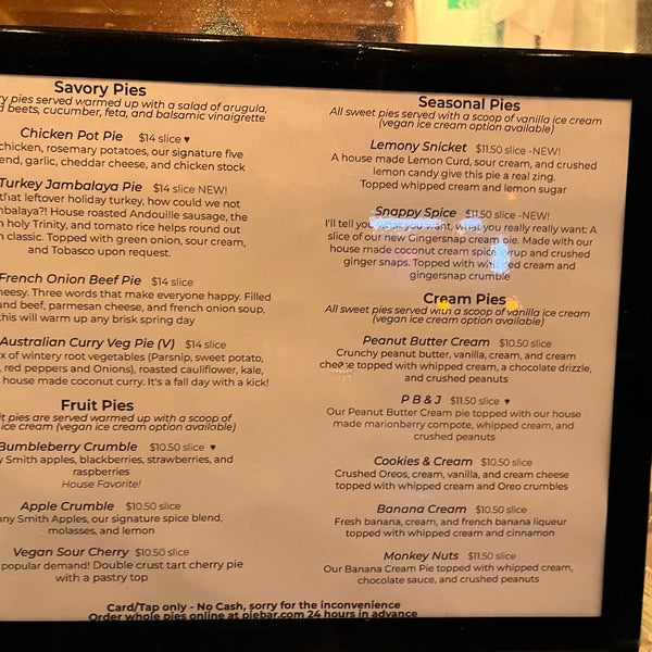 Pie Bar Dessert Shop in Ballard