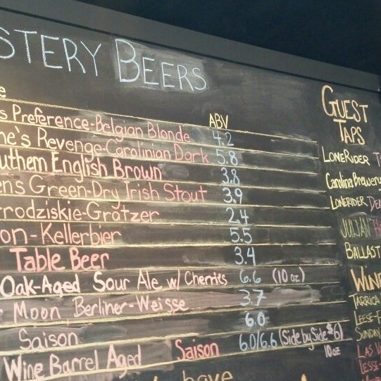 Photo taken at Mystery Brewing Public House by Stacey P. on 6/15/2013