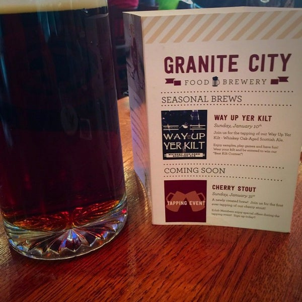 Foto diambil di Granite City Food &amp; Brewery oleh David C. pada 1/31/2016