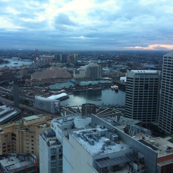 Photo taken at Fraser Suites Sydney by Nags A. on 8/23/2014