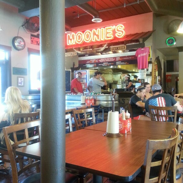 Photo taken at Moonie&#39;s Texas Barbeque by Mark H. on 9/7/2013