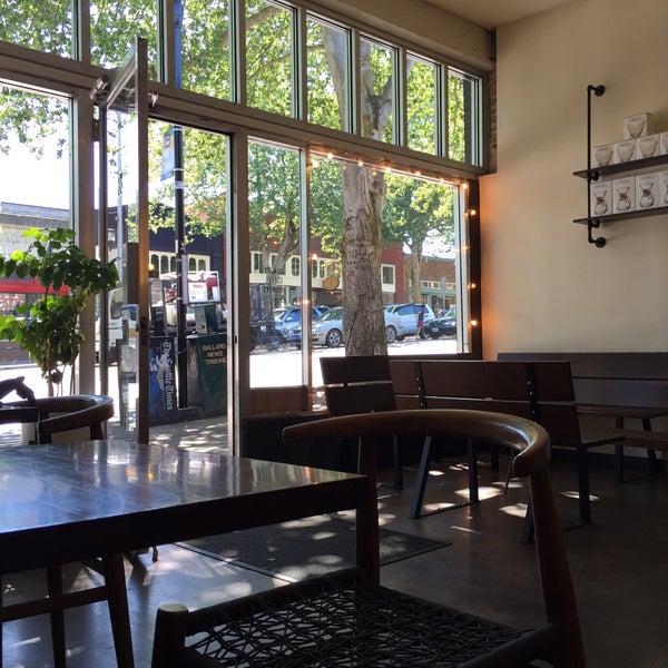 Photo taken at Neptune Coffee by Marc S. on 7/1/2015