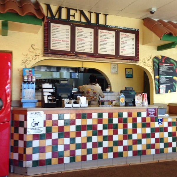Photo taken at Roberto&#39;s Taco Shop - Encinitas by Wolf S. on 6/22/2014