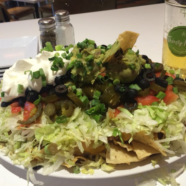 The classic nachos!!! Great appetizer for 2 ...