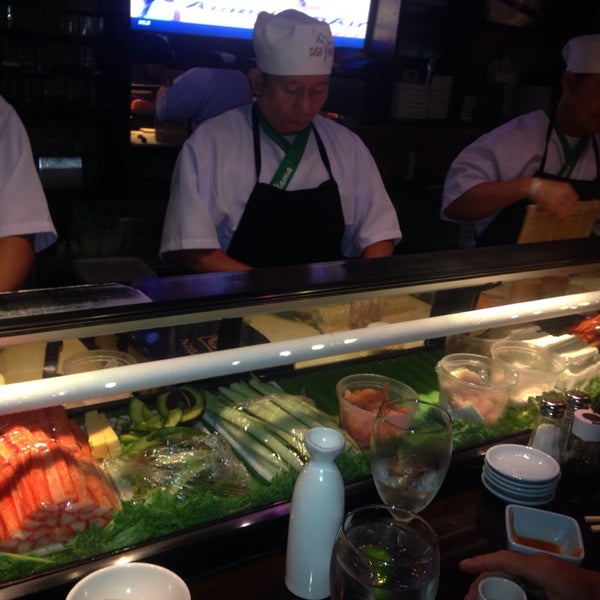 Photo taken at Sushi Yama Asian Bistro by Kelly H. on 3/4/2014
