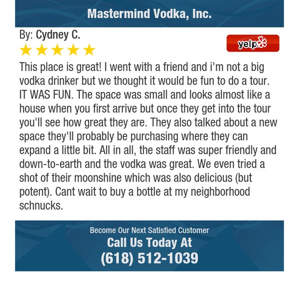 9/13/2016にMastermind Vodka, Inc.がMastermind Vodka, Inc.で撮った写真