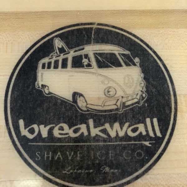 Photo taken at Breakwall Shave Ice Co. by Ann C. on 3/13/2018