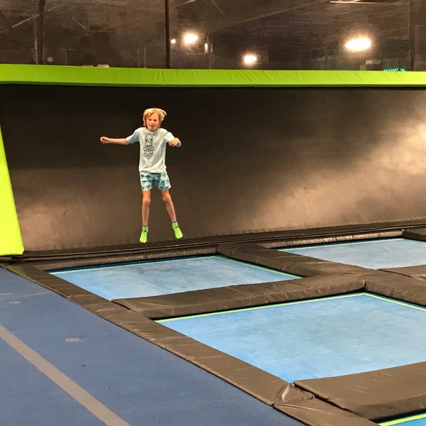 Nice trampolines and game centre.