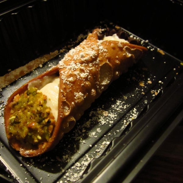 Holi Cannoli!Thanks for checking in. If you're ordering a pizza to go you just won yourself a free cannoli or garlic bread with your pizza order!