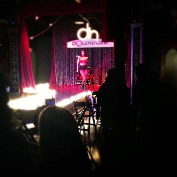 Photo taken at Dollhouse Lounge &amp; Burlesque by Quinton M. on 3/31/2013