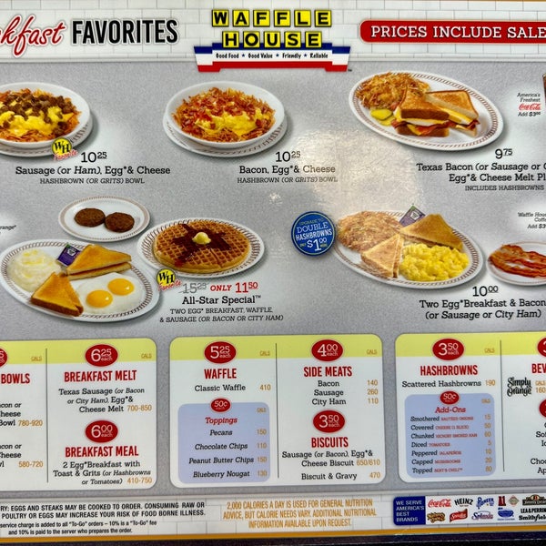 Waffle House Breakfast Spot