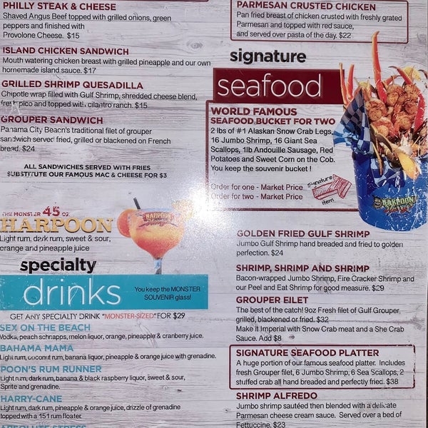 Harpoon Harry's 12627 Front Beach Rd