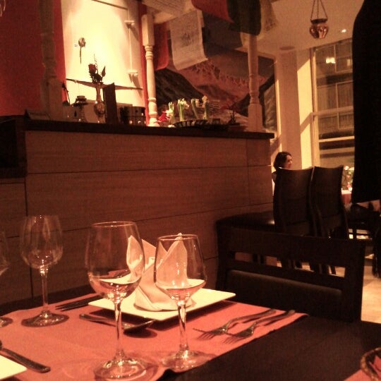 Photo taken at L&#39;Everest Nepalese &amp; Indian Cuisine by Andreia G. on 1/29/2013