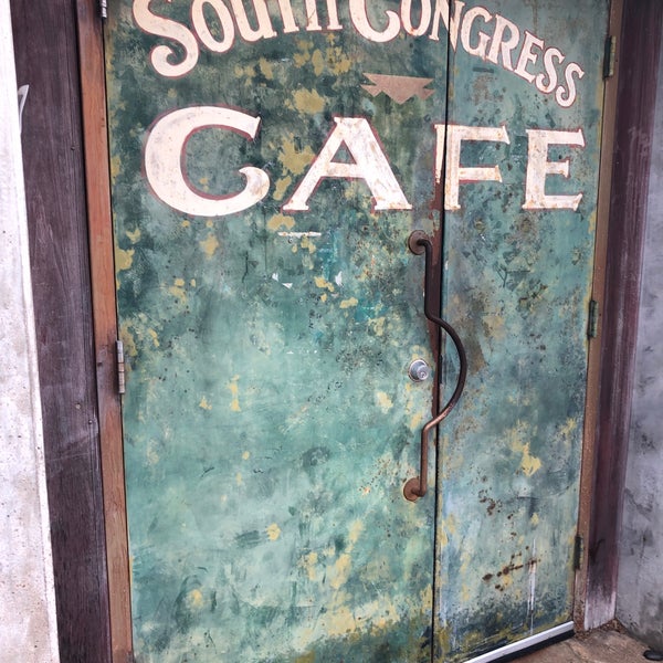 Photo taken at South Congress Cafe by jon p. on 4/23/2021