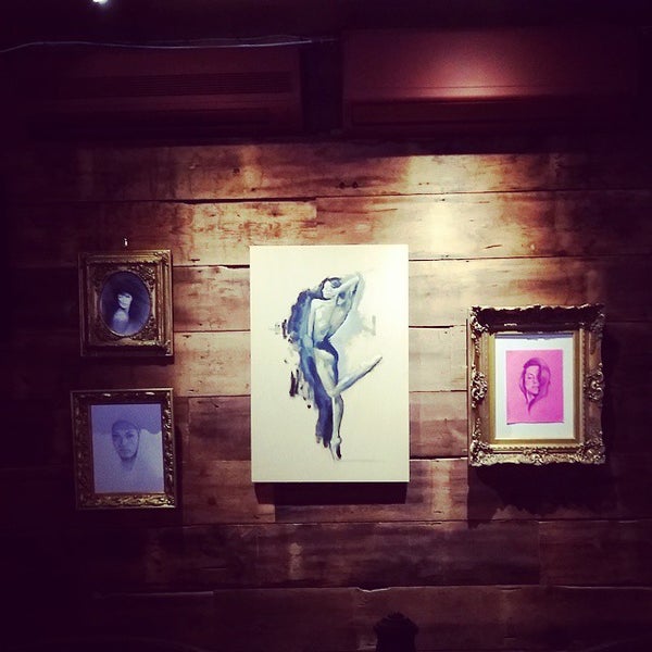 Photo taken at Klimat Lounge &amp; Art Gallery by Raisa B. on 10/4/2014