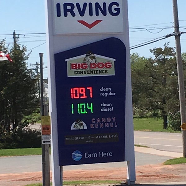 Big Dog Irving Fuel Station in Kinkora