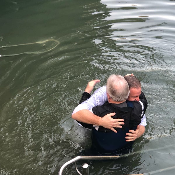 Photo taken at Yardenit – Jordan River Baptism by Paul C. on 3/1/2018