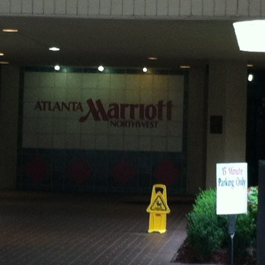 Foto tomada en Atlanta Marriott Northwest  por Erik E. el 10/18/2012