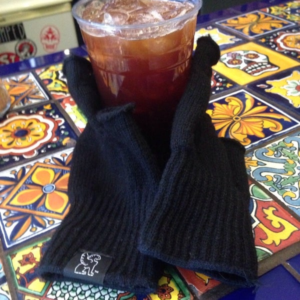 Never too cold for an iced Americano.