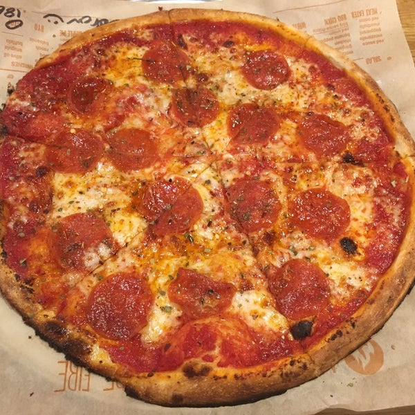 Photo taken at Blaze Pizza by Andrew C. on 7/28/2017